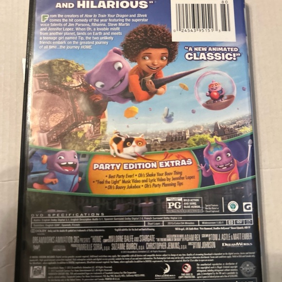 NEW Dreamworks Home Party Edition Blu-ray DVD Digital HD - Picture 5 of 6